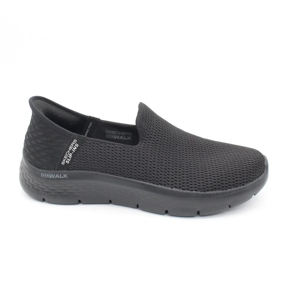 Skechers Slip Ins Go Walk Flex Relish Shoes Womens Size 10N Narrow Width Black - Picture 2 of 11